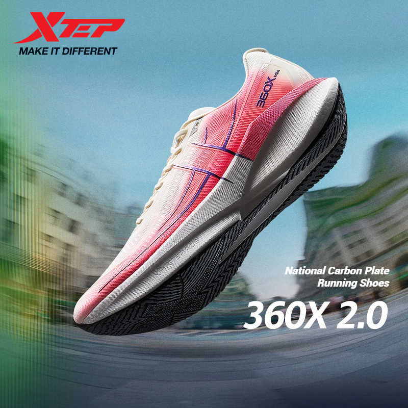 XTEP 360X 2.0 PROFESSIONAL MARATHON RUNNING SHOES MEN'S RACING CARBON PLATE SHOCK ABSORBENT SPORTS