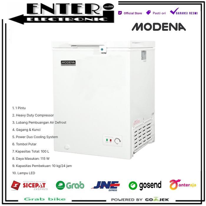 MODENA MD0107 - CHEST FREEZER BOX MODENA 100 LITER MD 0106 W / MD 0107 - NEW 2023 MD0110