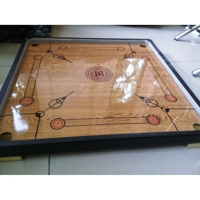 Best Seller Meja Karambol S 63X63X6.5Cm Plus Biji&Kristal Playboy-Only Gojek Grab Original