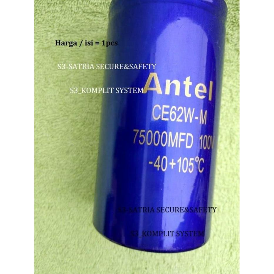 ELCO 75.000UF 100V ELKO 75000MFD 75000 75,000 UF MFD 100 V 75000UF