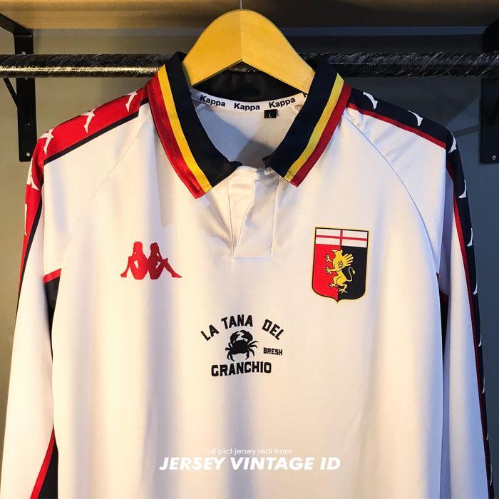 JERSEY RETRO GENOA AWAY 1999-00 MAGLIA KAPPA LENGAN PANJANG JERSEY VINTAGE CLASIC BISA COD