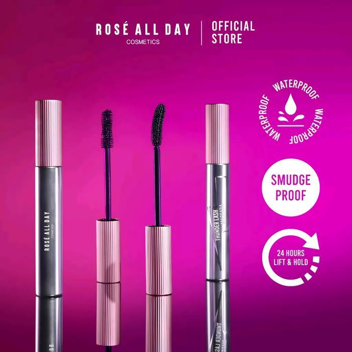Rose All Day All New Thunder Lash Mascara - Maskara Waterproof