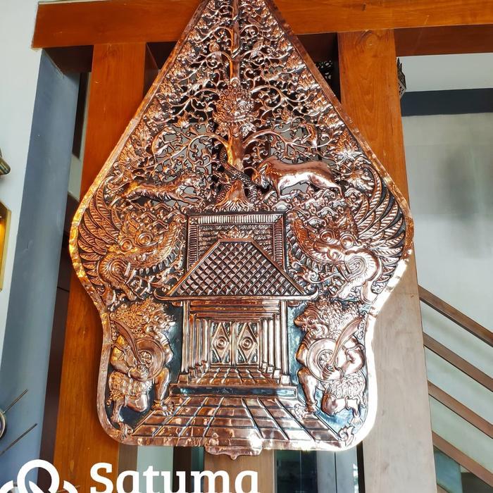 ASLI Wayang Tembaga - Gunungan Wayang Tembaga Pahat READY STOCK