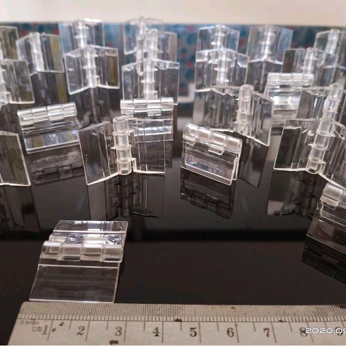 engsel akrilik 2,5cm / engsel akrilik bening / engsel acrylic