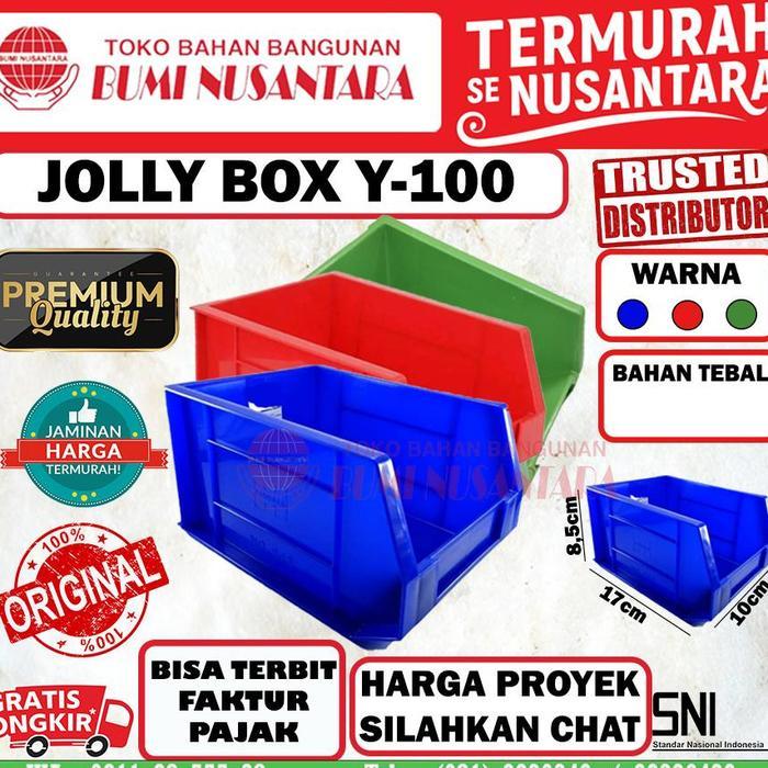 Jolly Box Kotak Susun Serbaguna Sparepart Baut Aksesoris YTH JX100 HNT