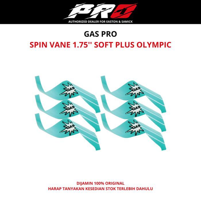 Gas Pro Spin Vanes 1.75" Soft Plus Olympic Spin Vanes / Spin Wing - Vanes Arrow / Anak Panah Recurve