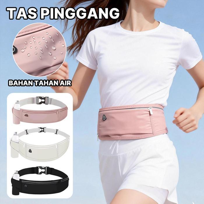 Aolikes Sport - Tas Pinggang Olahraga Sport Running Belt Waterproof Tas Pinggang Lari Tas Pinggang