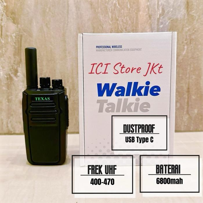 HT TEXAS X2 / TEXAS X 2 / HT OUTDOOR BATERAI KAPASITAS BESAR TYPE C / HT TAHAN BANTING