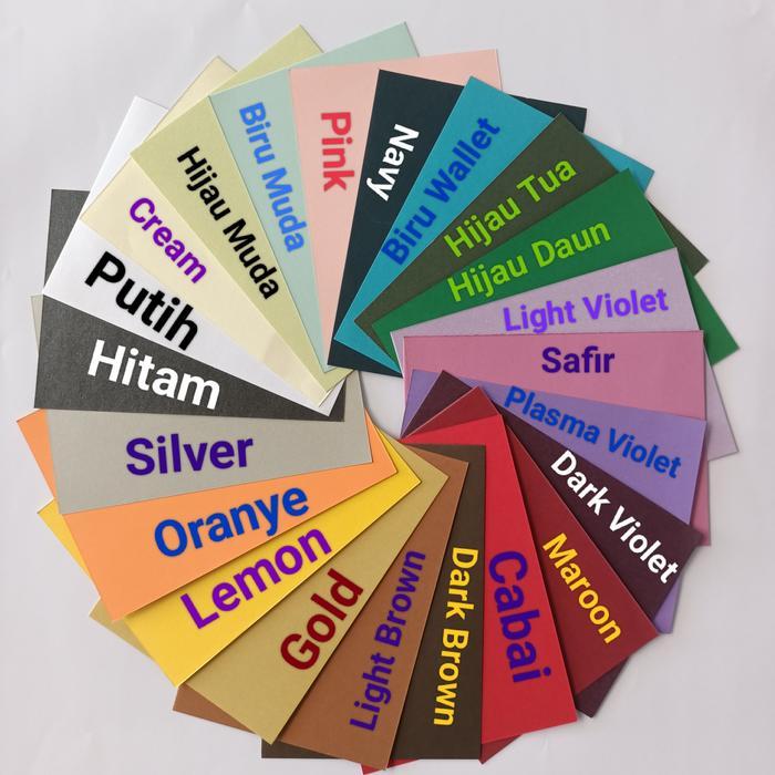 Kertas Jasmine Warna Muda