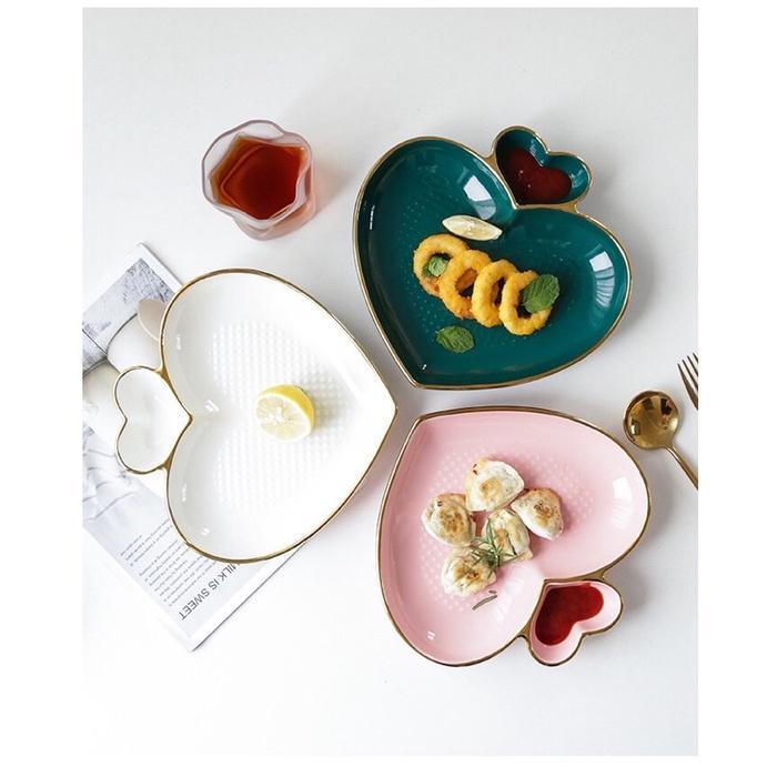 PIRING KERAMIK LOVE / ELEGANT LOVE PLATE