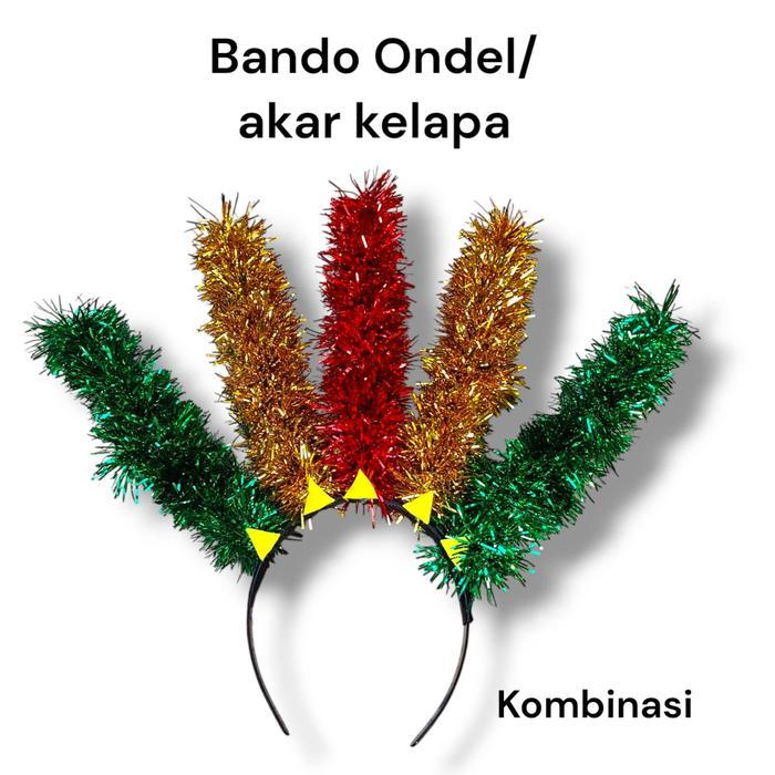 Bando Bandana Ondel Ondel Akar Kelapa Untuk Tari