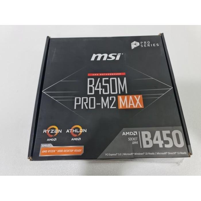 Motherboard mobo MSI - B450M PRO-M2 MAX Ryzen AM4