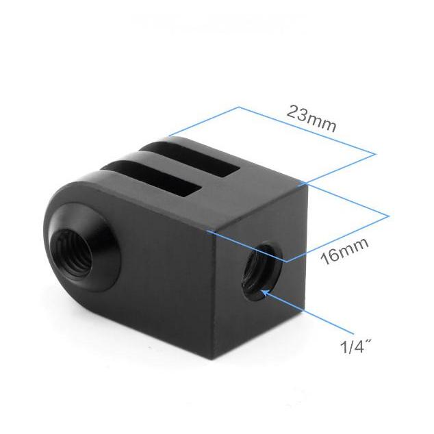 Metal Tripod Adapter Base Screw Mount Gopro Akaso Brica Insta360