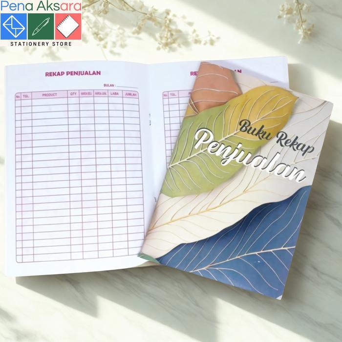 "New" Buku Catatan Penjualan Olshop Rekap Order Harian / Bulanan Online Shop