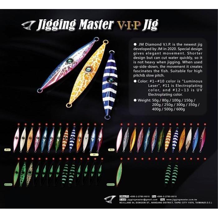 Jigging Master 250Gr Short Diamond Vip Metal Jig - Umpan Mancing Jm