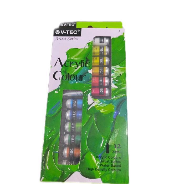 Sale Cat Acrylic 12 Warna Merk Vtec - Stationery