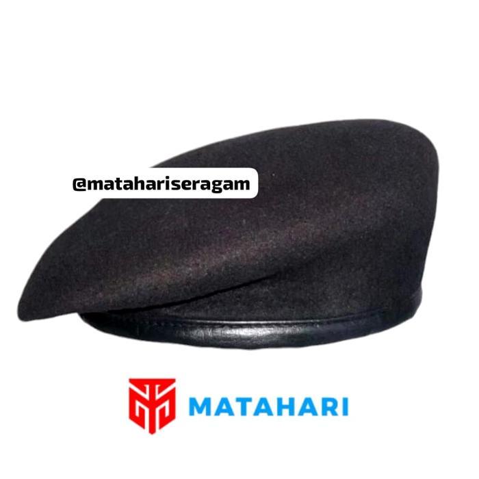 ORIGINAL Matahari Seragam / Topi Baret Pramuka Dewasa / Topi Pramuka / Topi Polisi READY STOCK
