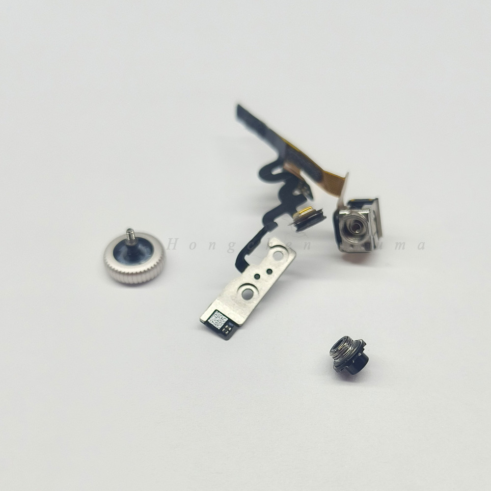 Digital Crown with Shaft Cable For Apple Watch Series 7 8 9 41mm 45mm LTE GPS Aluminum Case Nut