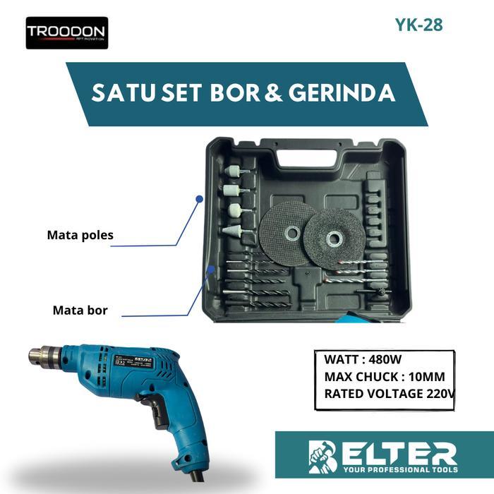 BELTER MESIN BOR GERINDA SET SATU PAKET MESIN BOR GERINDA / MESIN BOR GERINDA MINI / PAKET MESIN