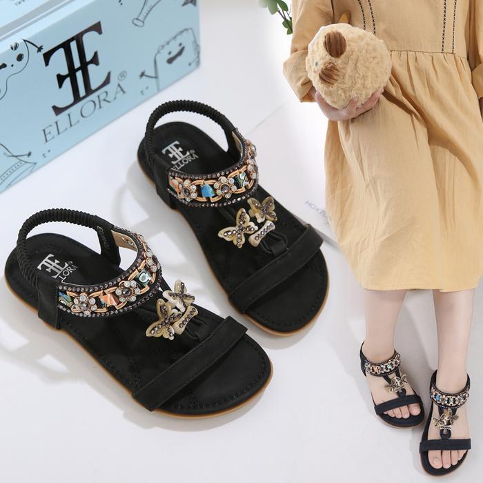 TERMURAH KIDS ERC 350-09 l Flat Anak Perempuan Slingback Import sepatu anak sepatu l anak perempuan