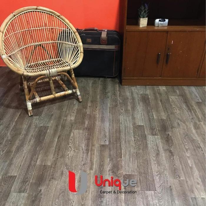 Karpet Lantai Vinyl Motif Kayu//Vinyl Roll Berkualitas//Tebal 1Mm