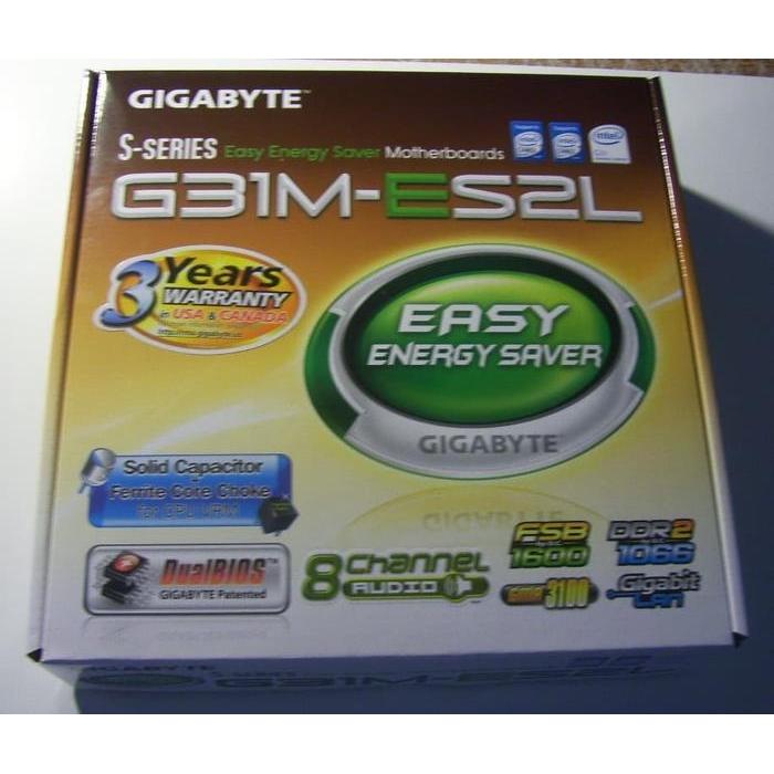 MOTHERBOARD GIGABYTE SOCKET 775 DDR2 G 31 Mobo G31M ESL2 LGA775 DDR 2 HIGH QUALITY