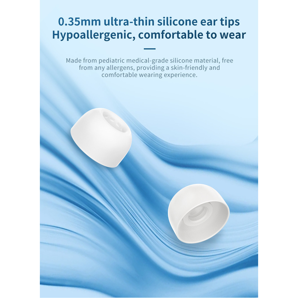 TRI Clarion Headphone Tips Earbuds Noise Isolating Earbuds Cap for Apple Airpods Pro L M S XS Size