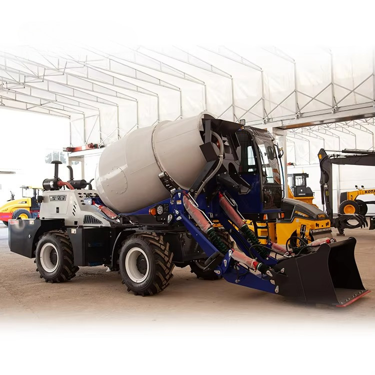High Quality Mobile Cement Concrete Mixer Truck Self-Loaded Automatic Loading Featuring Engine Core