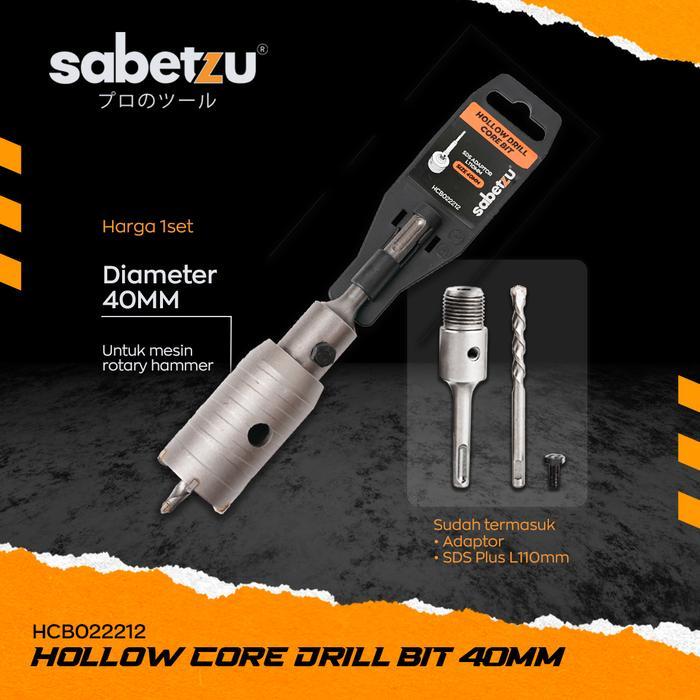 Orion Modern - Mata Bor Hole Saw Beton Bobok Tembok Sds Plus 40 Mm Sabetzu