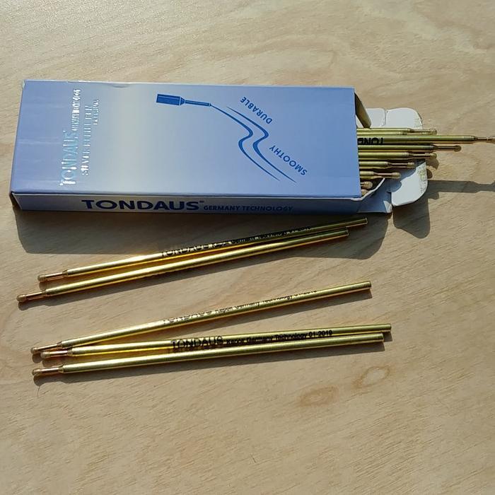 "New" pen silver / bolpen besi / pen besi untuk pola kulit atau kain Tondaus