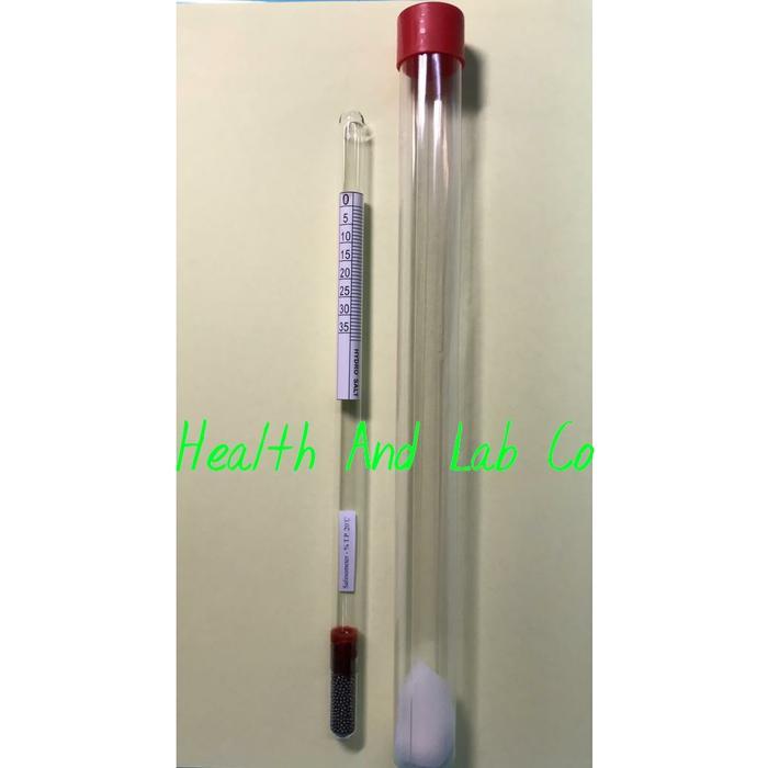 JTTOP" HYDROMETER GARAM / SALINOMETER / BAUME 0-35