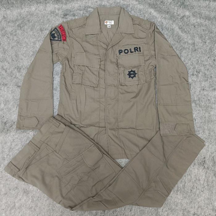 Seragam PDL Hijau Tactical Jatah Brimob / Seragam PDL Hijau Jatah Brimob / Seragam PDL Hijau Brimob