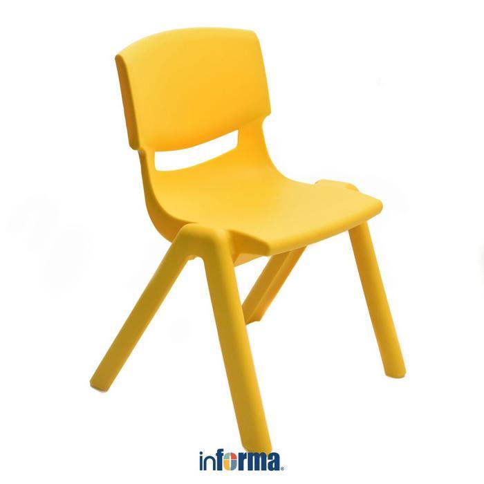 Informa Yaris Kursi Anak - Kuning Bangku Plastik Tempat Duduk Balita Kursi Paud Tkk
