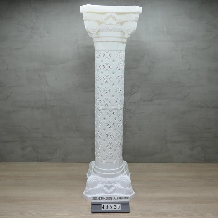 Pilar Roma Plastik Vase Dekorasi Pot Tatakan Bunga 48529