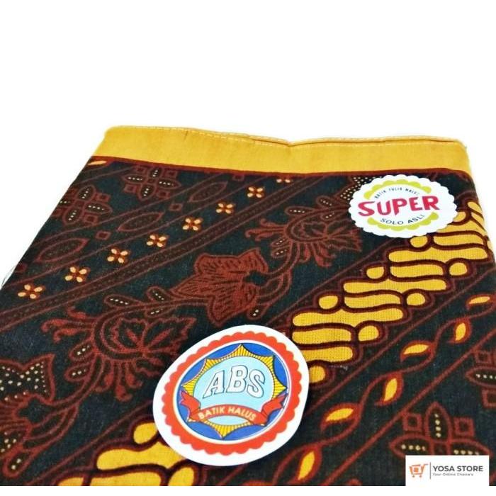 Jarik Batik Solo Asli Idola - Kain Jarik Batik Coklat Halus Super Kain Batu - Gendongan Jarik Batik