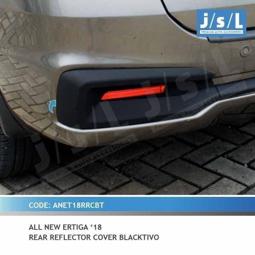 Cover Reflektor Belakang All New Ertiga 2018 Aksesoris Hitam Doff & Chrome Jsl