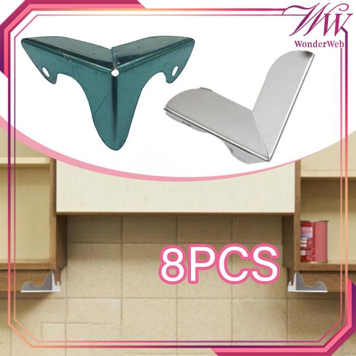 8pcs Siku Kotak Hardcase Dekorasi Meja Siku Pojok Hardcase Universal Siku L Hardcase Kecil Dengan