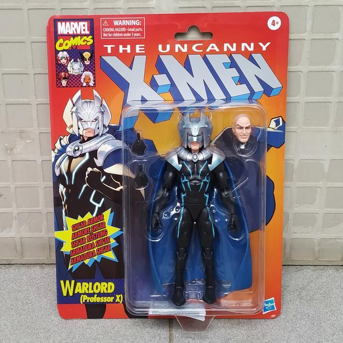 HASBRO MARVEL LEGENDS RETRO X-MEN WARLORD PROFESSOR X UNCANNY XMEN VINTAGE CARD