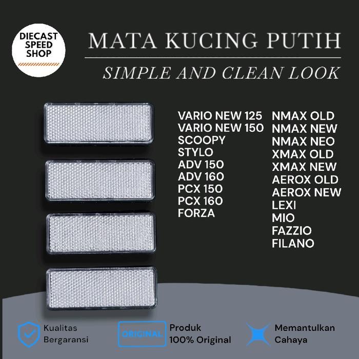 REFLEKTOR MATA KUCING MODEL THAILAND FORZA ADV PCX VARIO SCOOPY SPACY XMAX NMAX FORZA MOTOR LISTRIK