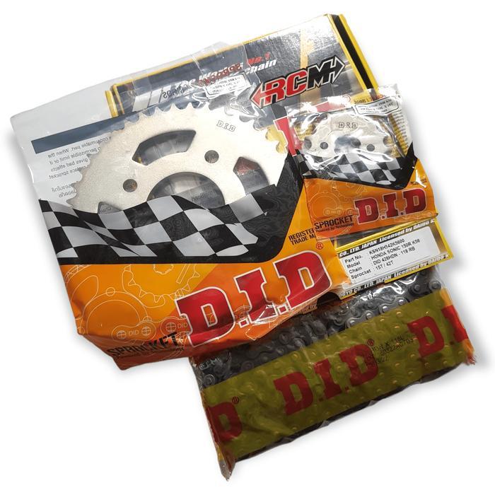 Ger Gir Gear Set Kit Chain Kit Did Honda Sonic 150R 150 R K56 2015 Rante Rantai 428X118 Rb Ger Blkng
