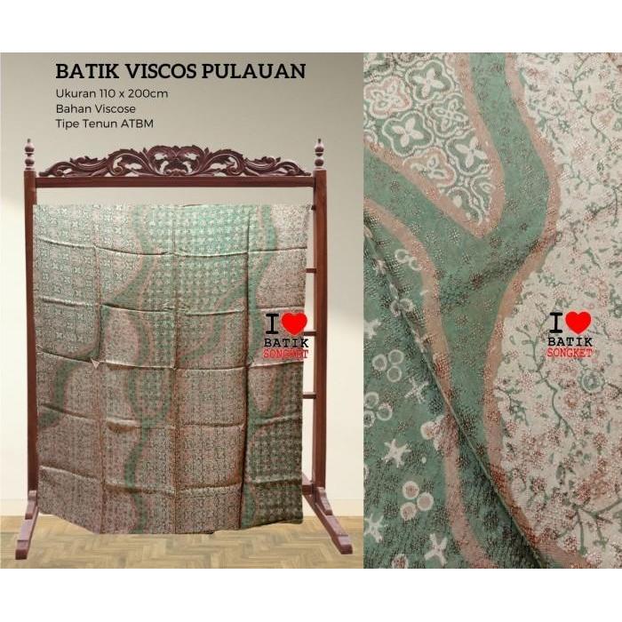 VISCOS PULOAN 3 DIMENSI MOTIF 5 VISCOSE VISKOS KAIN BATIK ROSEGOLD