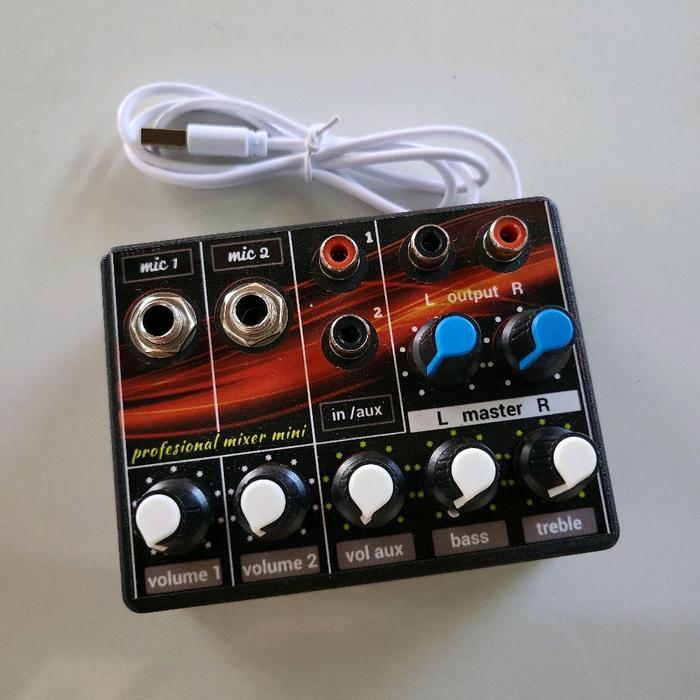 Mixer Mini 5 Volt Rakitan Amplifier IS