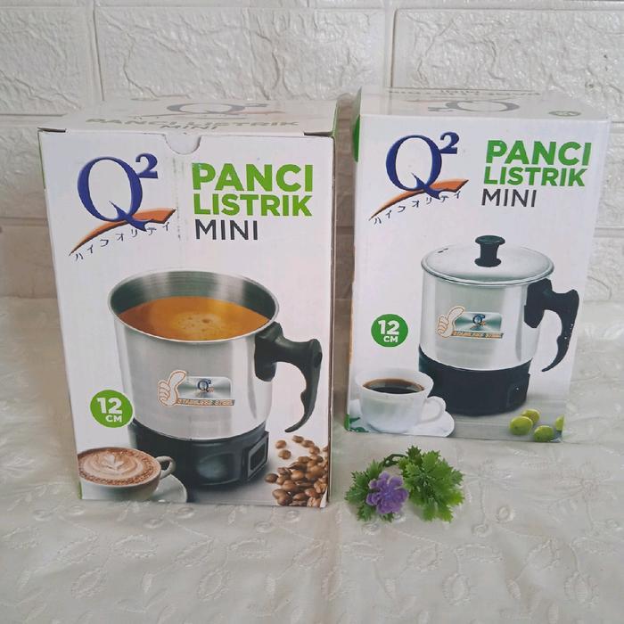 Panci Listrik Mini Ukuran 12 Cm / Teko Listrik Mini / Mug Listrik Mini Kapasitas 1 Liter / Panci