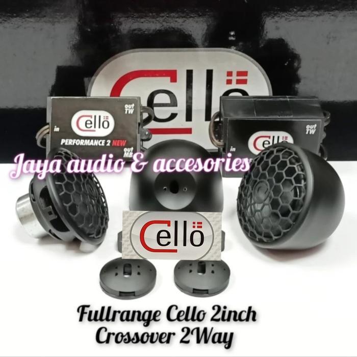 Speaker Fullrange Cello 2inch plus Mounting Dan Crossover 2way