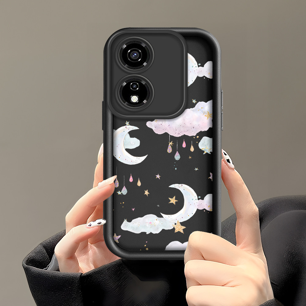 Softcase Phone Case For Itel P55 5G Fashion Tren Minimalis Wanita Soft Casing Ponsel Untuk Kesing Ha