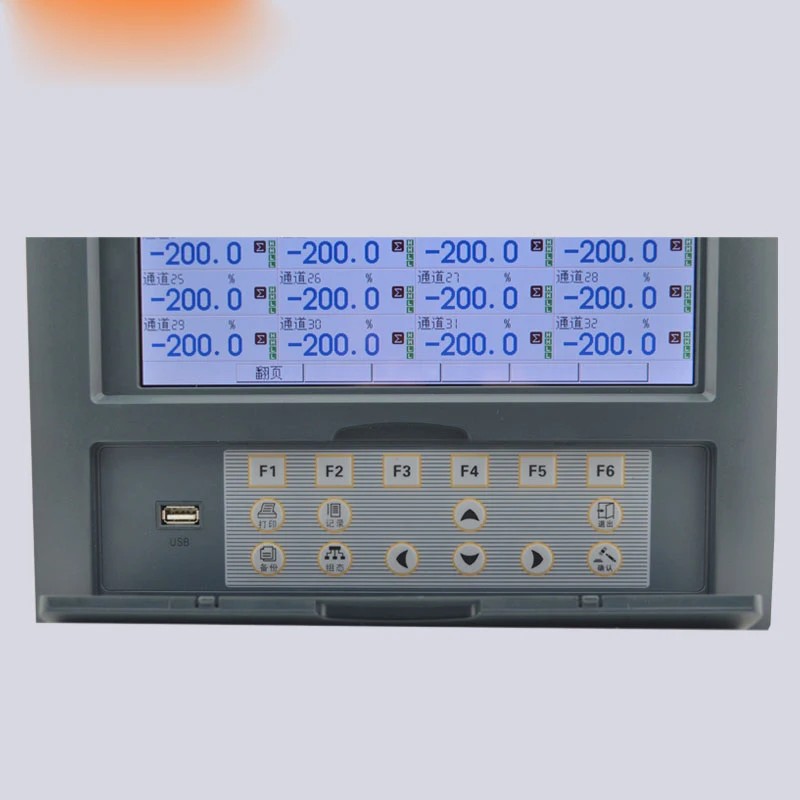 Paperless Recorder Color Temperature Recorder Pressure Current Voltage Recorder 16 32 40 Way 10 Inch
