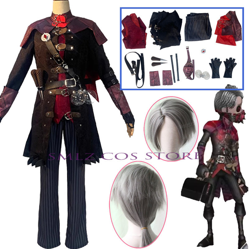 Exorcist Embalmer Cosplay Identity V Aesop Carl Costume Game Man Uniform Suit Halloween Carnival
