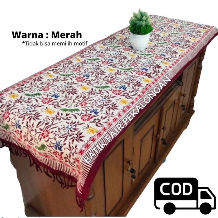 Taplak Meja Panjang 200Cmx50Cm Taplak Meja Batik Panjang Taplak Runner Panjang 2 Meter Taplak Meja