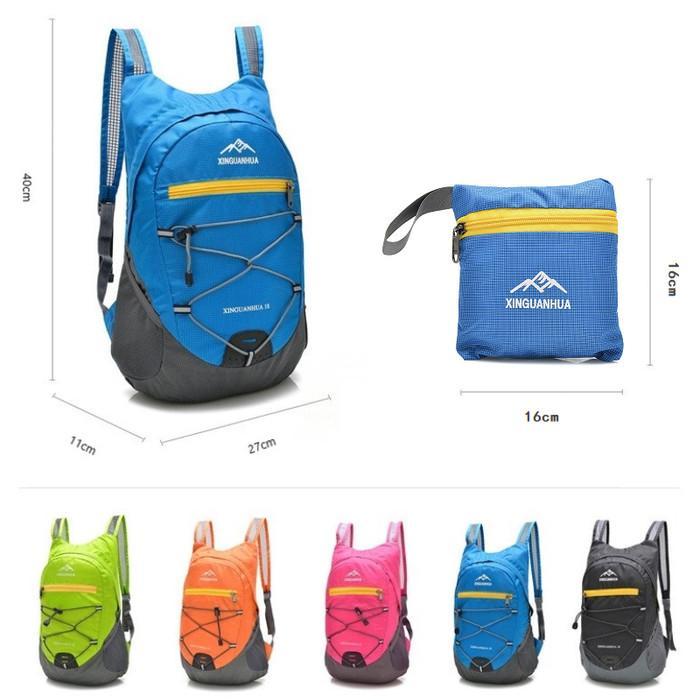 Eiger - Tas Belanja Mini Lipat Simple Ringan Dompet Backpack Ransel Sepeda Gunung Outdoor Gym Travel