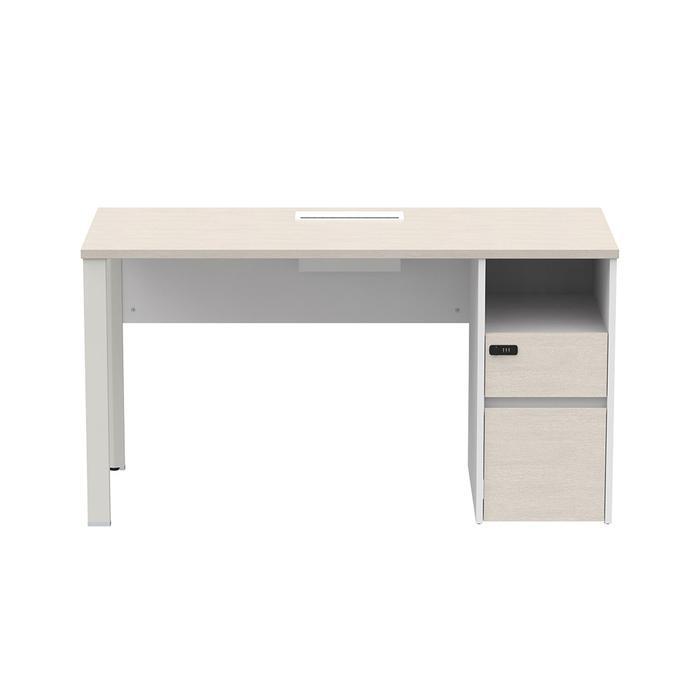 JMP Sieben Meja Kantor 140 Iw - Putih Meja Kerja Meja Belajar Minimalis Tempat Kerja Perabot Kantor